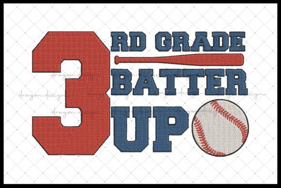 3rd Grade Batter Up: An Embroidery Design Review