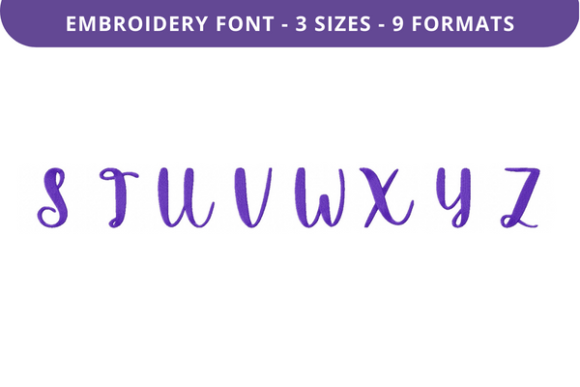 Autumn Mornings Font Uppercase S to Z Review