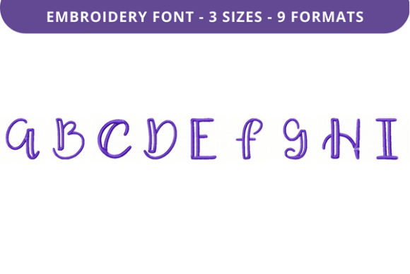 Boxed Sage Font Uppercase A to I Review