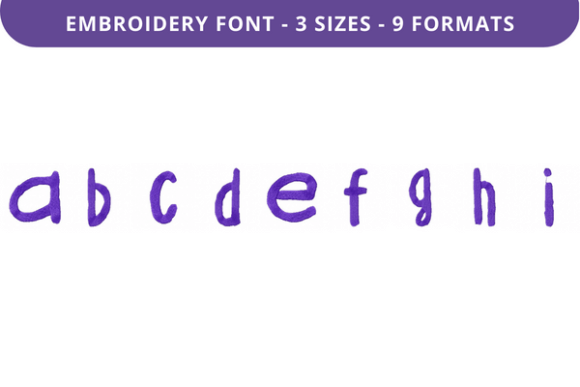Brittle Bush Font A to I: A Designer’s Stitch Test