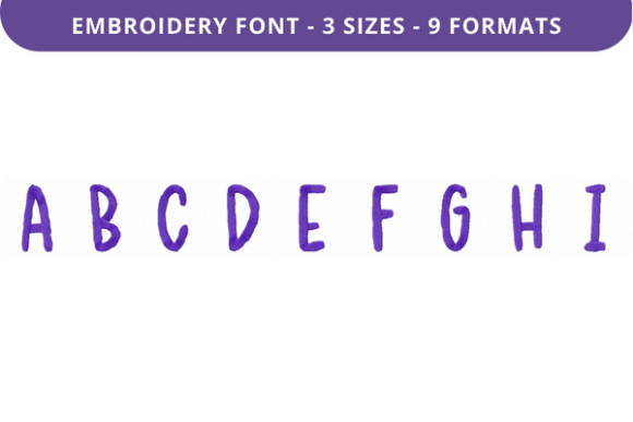 Brittle Bush Font Uppercase A to I: Apparel Review