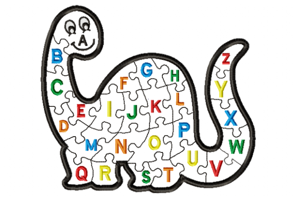 Dinosaur Alphabet in the Hoop: Seasonal Design Review