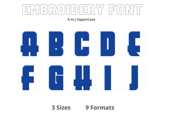 Font a to J: A Designer’s Holiday Embroidery Review