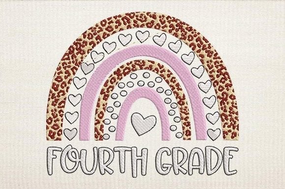 Fourth Grade Teacher Rainbow: An Embroidery Review