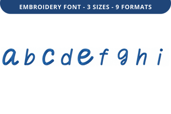Quiet Dindle Font Lowercase a to I Review