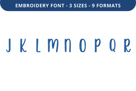 Rosmerta Font J to R: Elegant Embroidery for Gifts