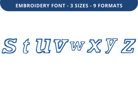 Sells Word Font S to Z: A Designer’s Stitch Test