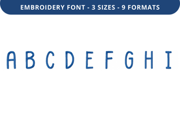 Sunny Box Font A to I: A Designer’s Stitch Test