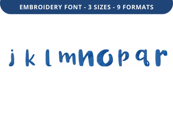 Tropic Berry Font Lowercase J to R Review
